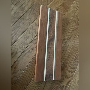 NEW Wooden Cutting Board with Stripes